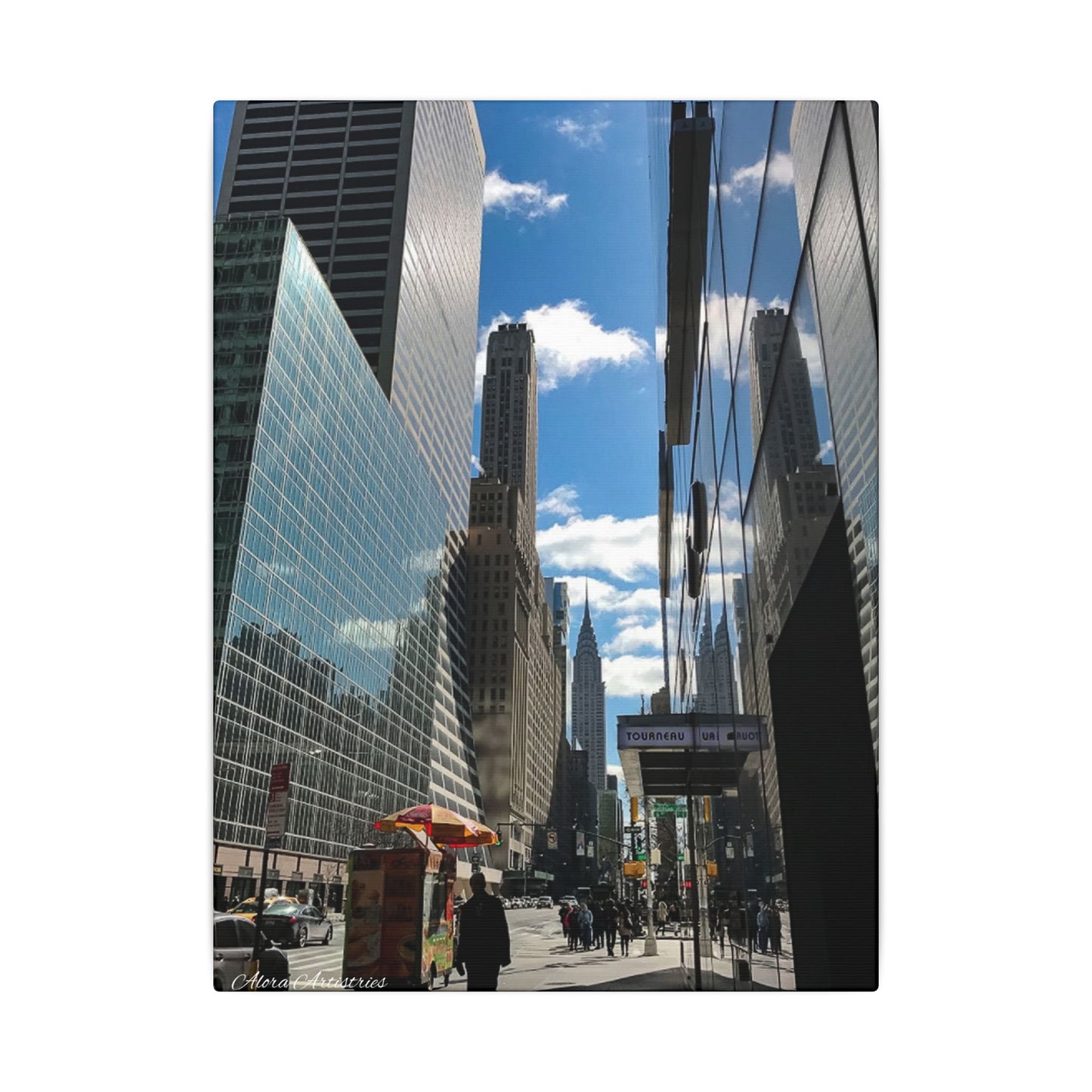 Chrysler Building New York City Skyline Matte Canvas Print