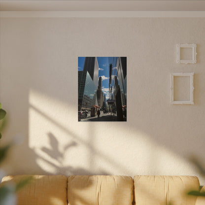 Chrysler Building New York City Skyline Matte Canvas Print