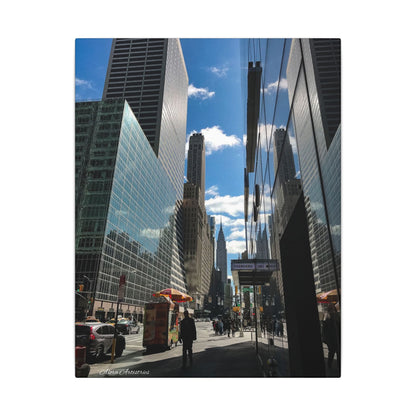 Chrysler Building New York City Skyline Matte Canvas Print
