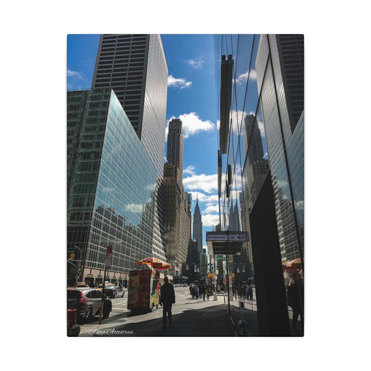 Chrysler Building New York City Skyline Matte Canvas Print