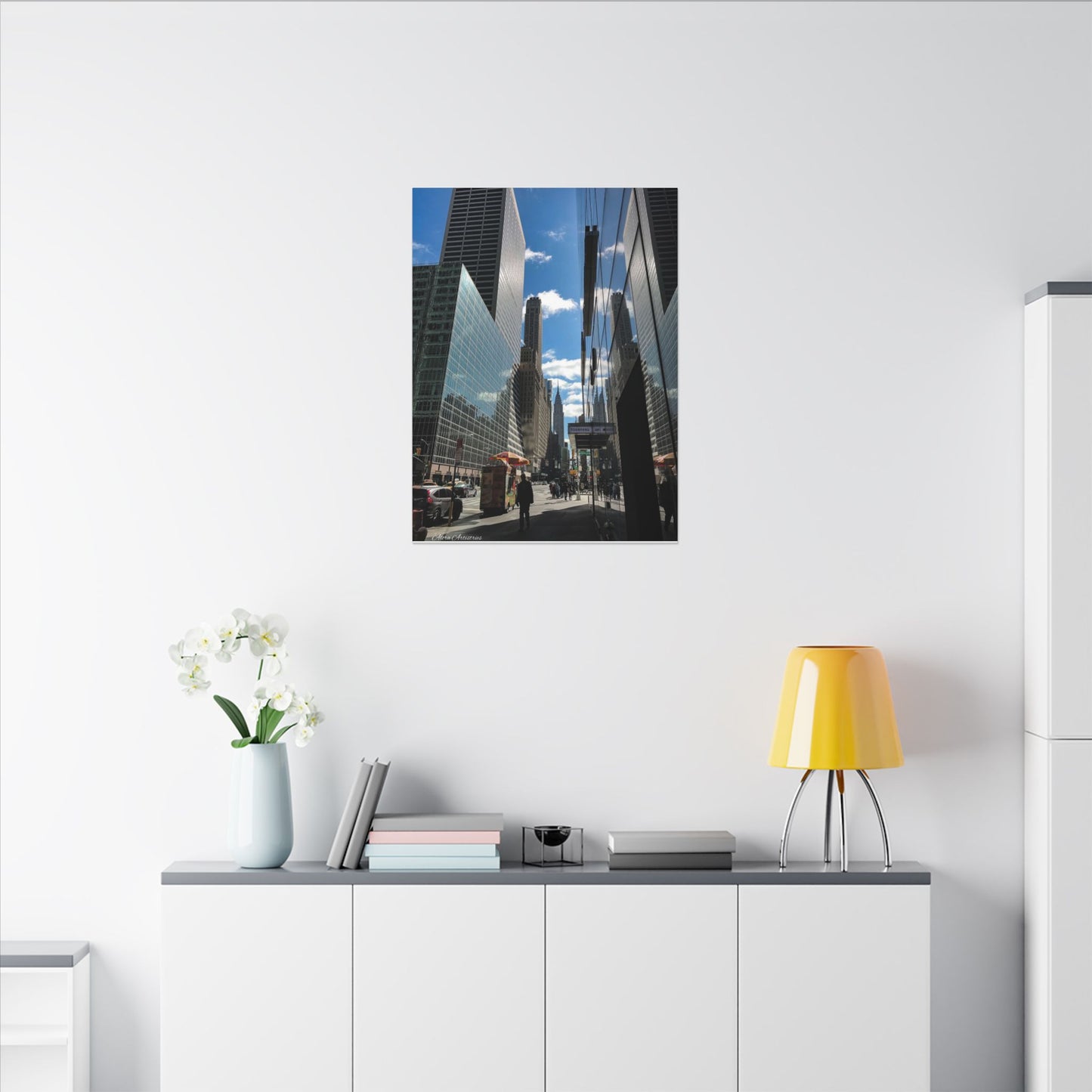 Chrysler Building New York City Skyline Matte Canvas Print
