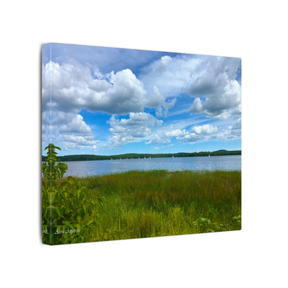 Lake Massabesic Sailboats Canvas