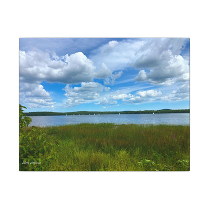 Lake Massabesic Sailboats Canvas