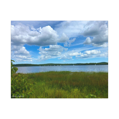 Lake Massabesic Sailboats Canvas