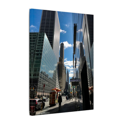 Chrysler Building New York City Skyline Matte Canvas Print