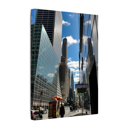 Chrysler Building New York City Skyline Matte Canvas Print