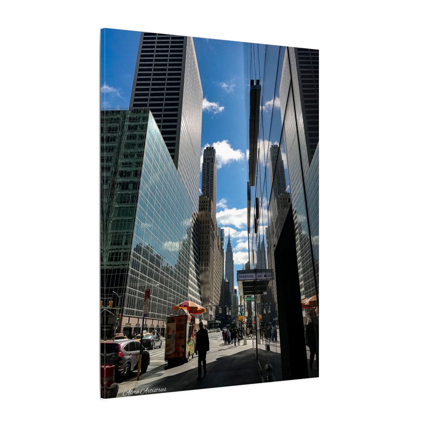 Chrysler Building New York City Skyline Matte Canvas Print