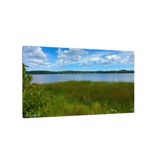 Lake Massabesic Sailboats Canvas