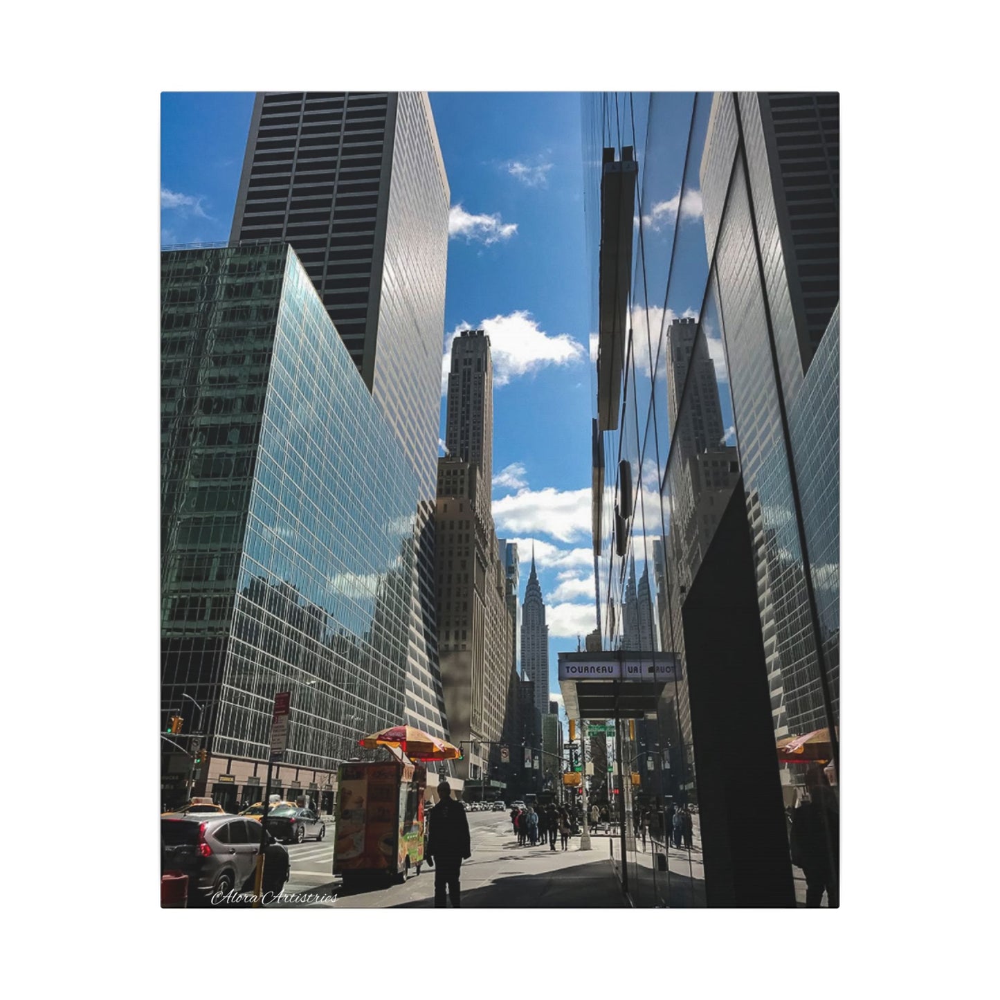 Chrysler Building New York City Skyline Matte Canvas Print