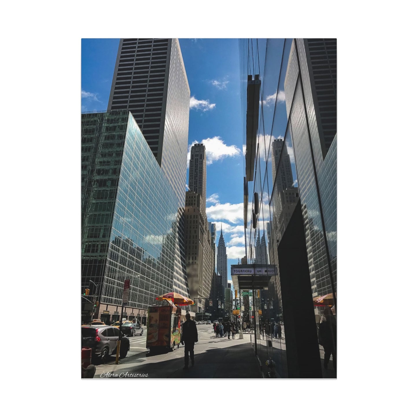 Chrysler Building New York City Skyline Matte Canvas Print