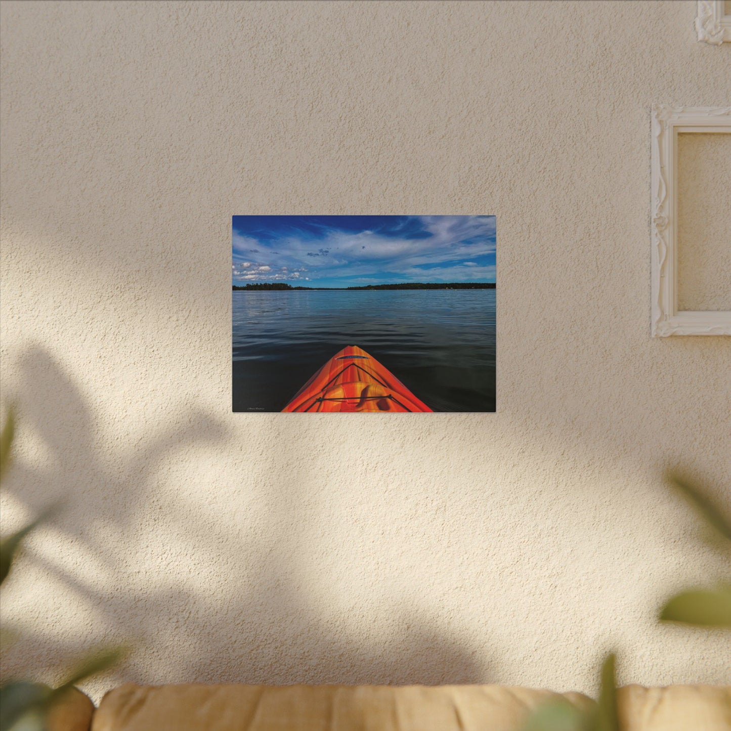 Ocean Kayak Wolfe's Neck Maine Matte Canvas Wall Art