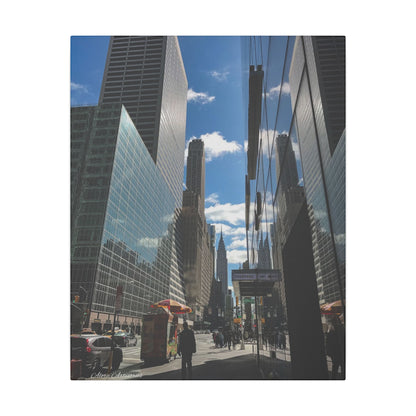 Chrysler Building New York City Skyline Matte Canvas Print