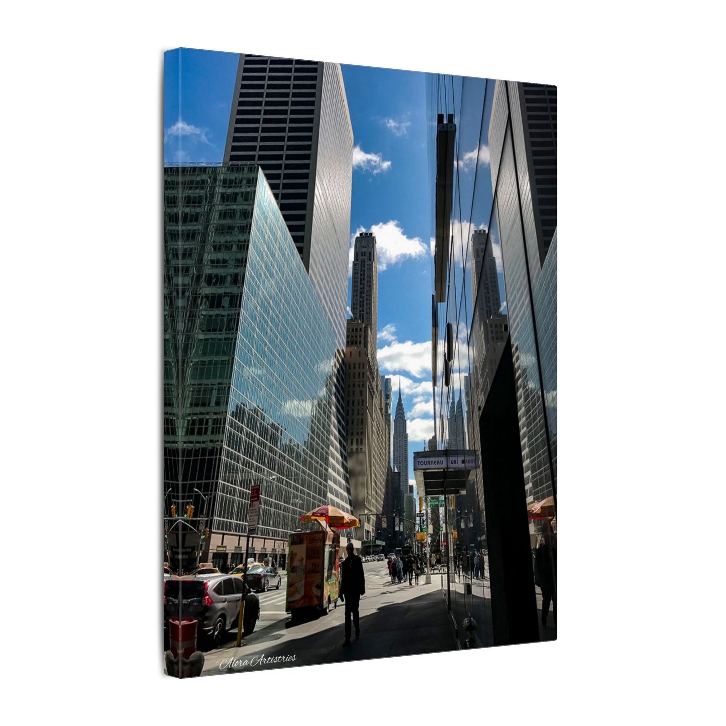 Chrysler Building New York City Skyline Matte Canvas Print