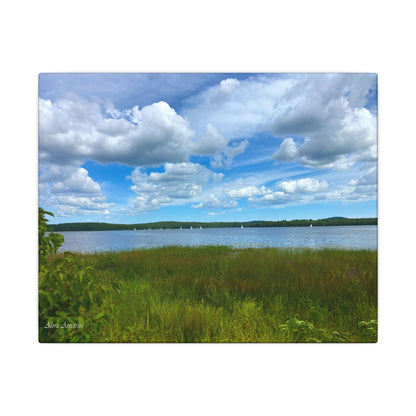Lake Massabesic Sailboats Canvas