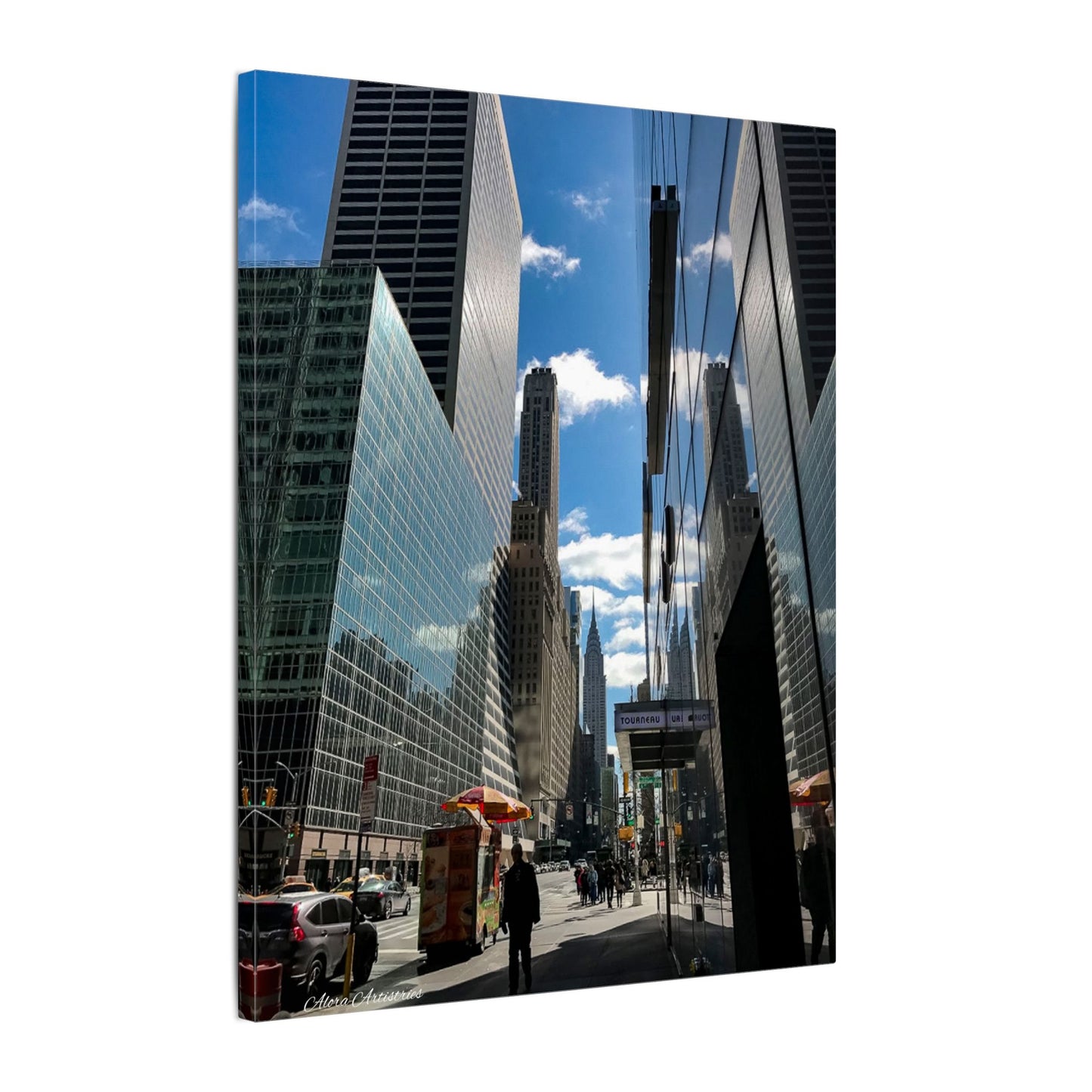 Chrysler Building New York City Skyline Matte Canvas Print