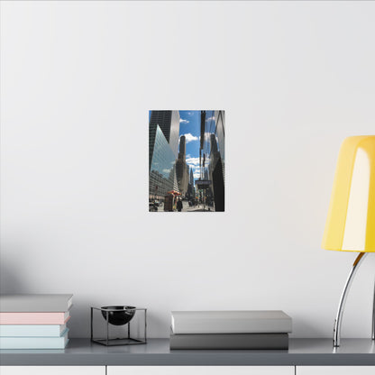 Chrysler Building New York City Skyline Matte Canvas Print
