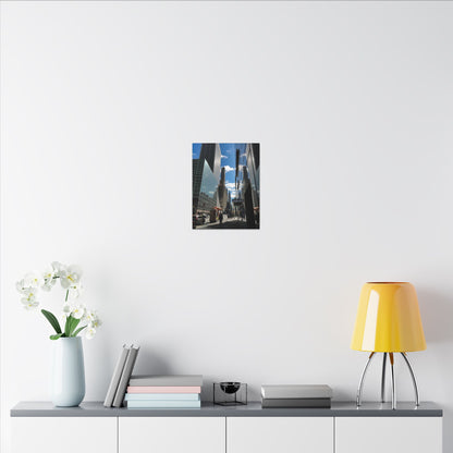 Chrysler Building New York City Skyline Matte Canvas Print