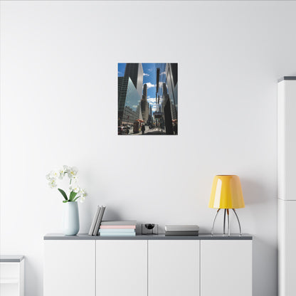 Chrysler Building New York City Skyline Matte Canvas Print