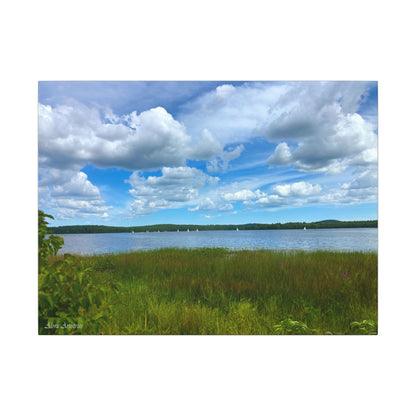 Lake Massabesic Sailboats Canvas