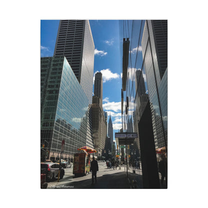 Chrysler Building New York City Skyline Matte Canvas Print