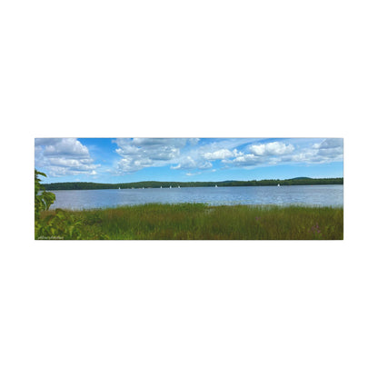Lake Massabesic Sailboats Canvas