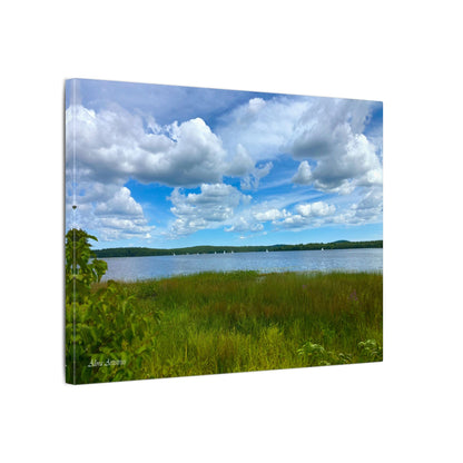 Lake Massabesic Sailboats Canvas